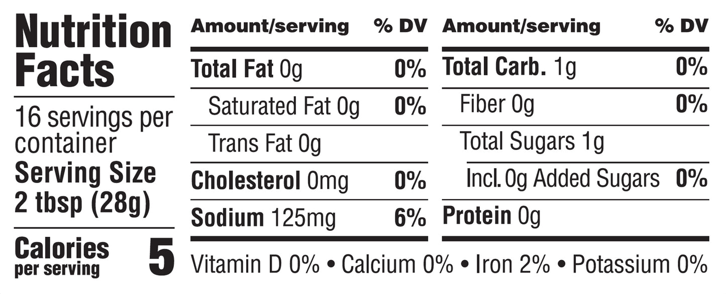 Nutrition Facts