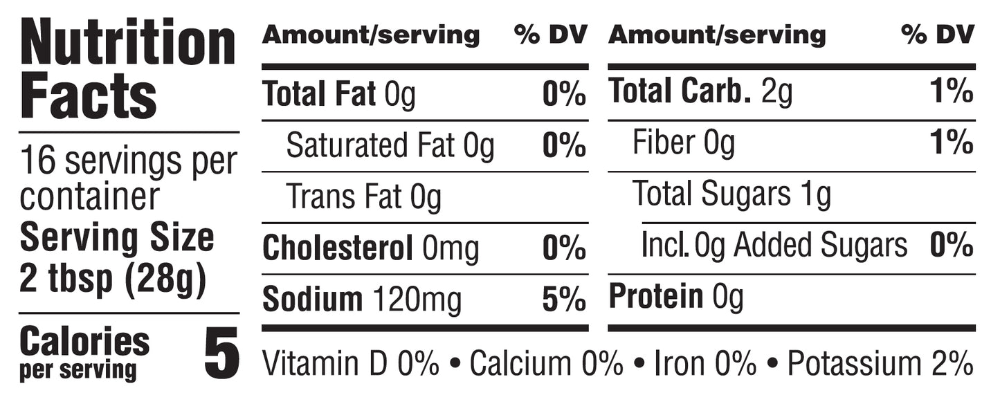 Nutrition Facts
