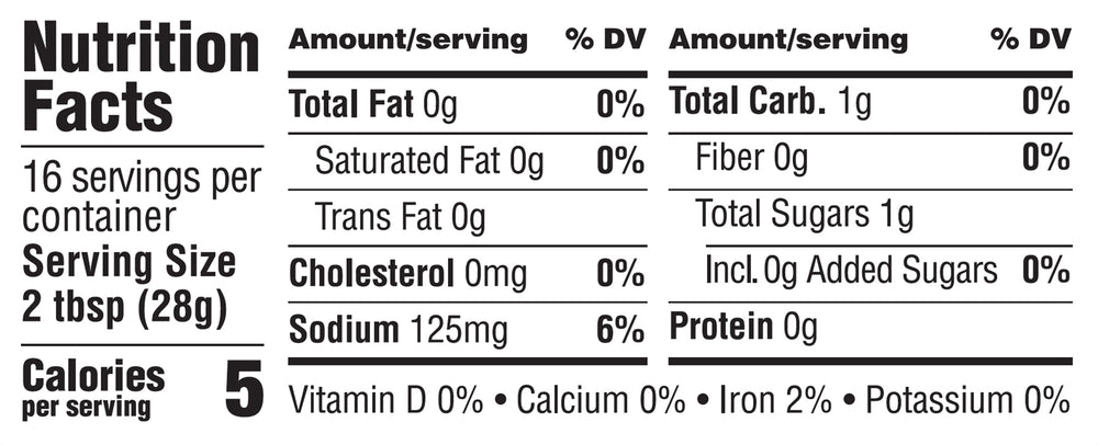 Nutrition Facts
