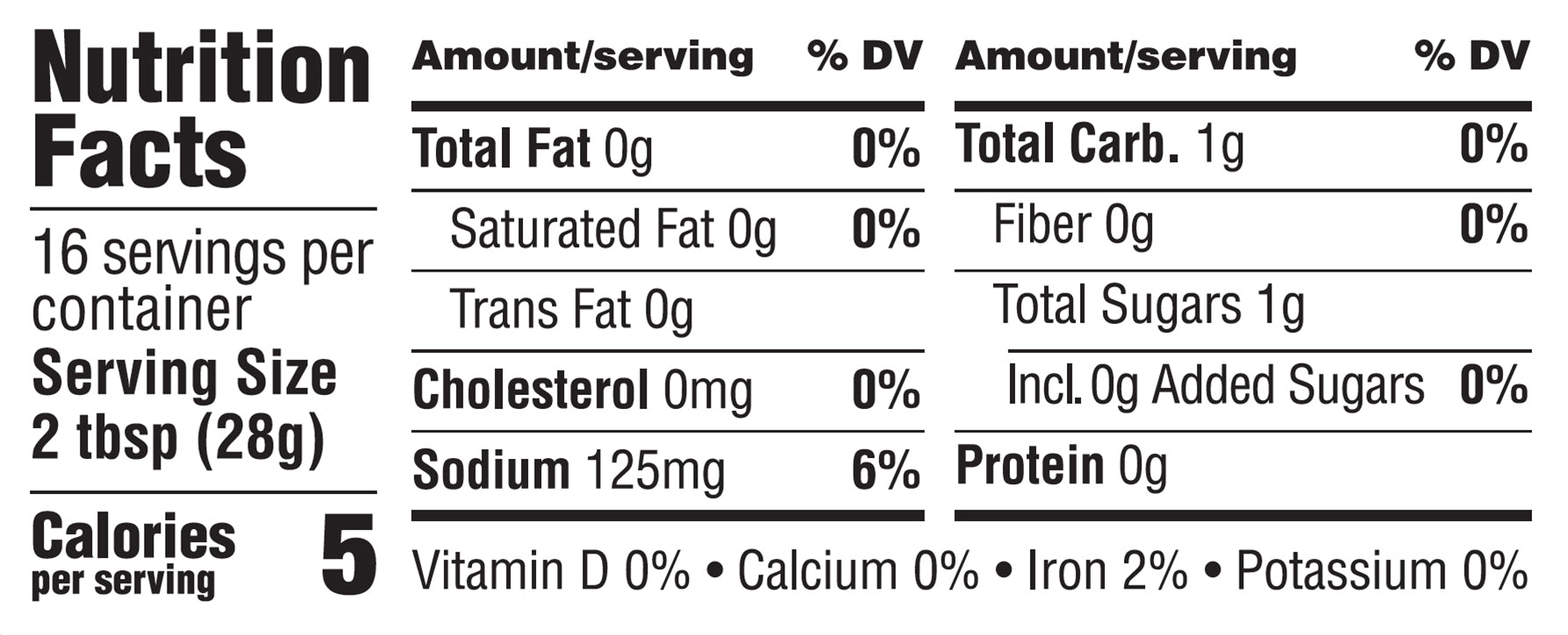 Nutrition Facts