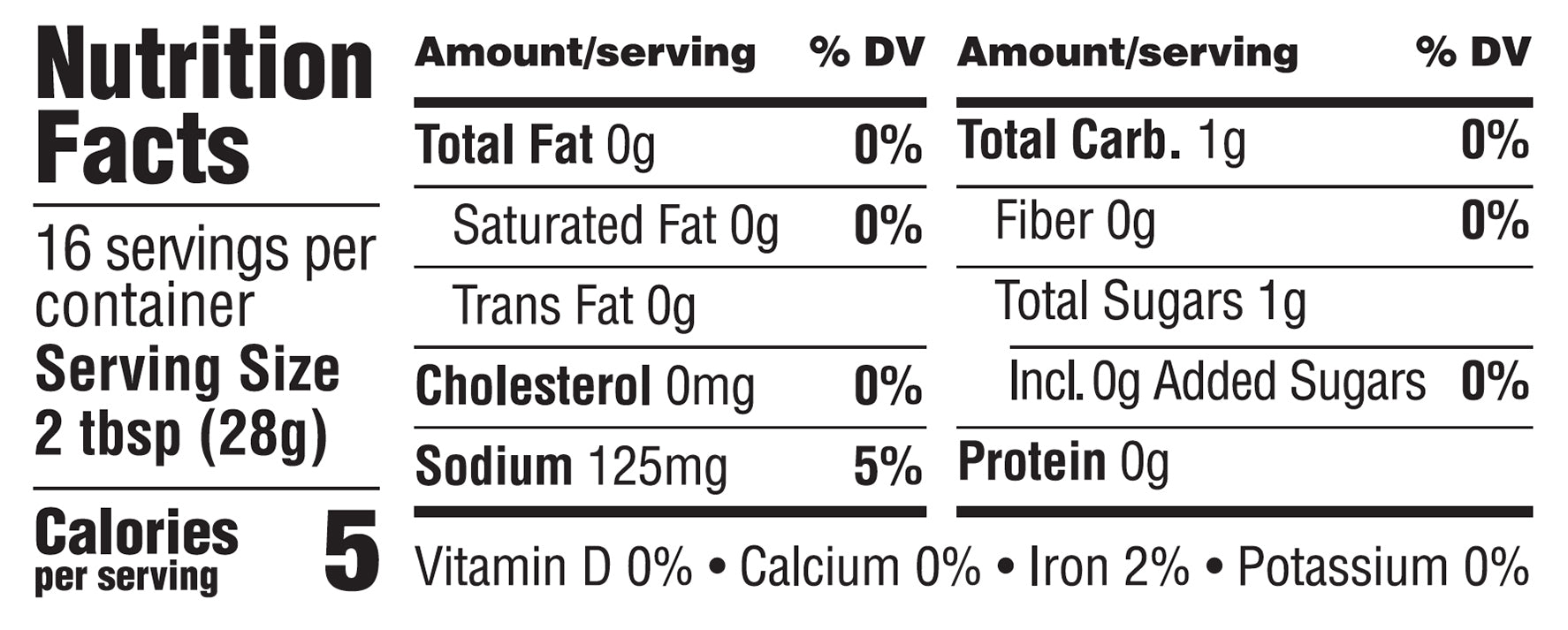 Nutrition Facts