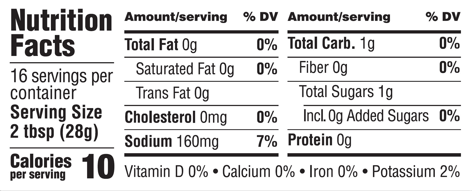 Nutrition Facts